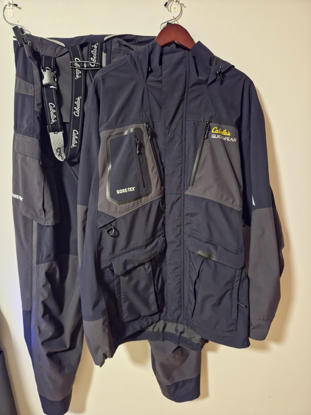 Cabela’s Guidewear GORE-TEX Rain Suit - Heavy Duty Fishing Parka & Bib Pants